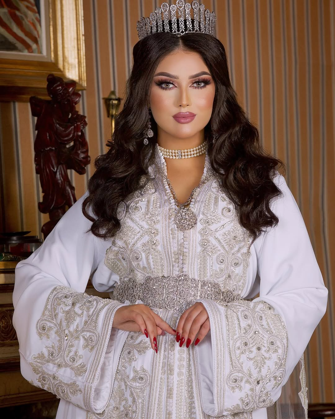 Caftan mariage blanc