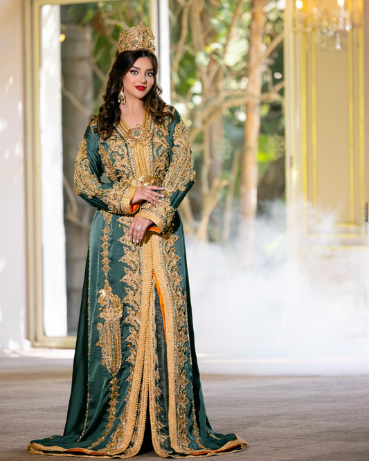 Caftan vert Choumicha