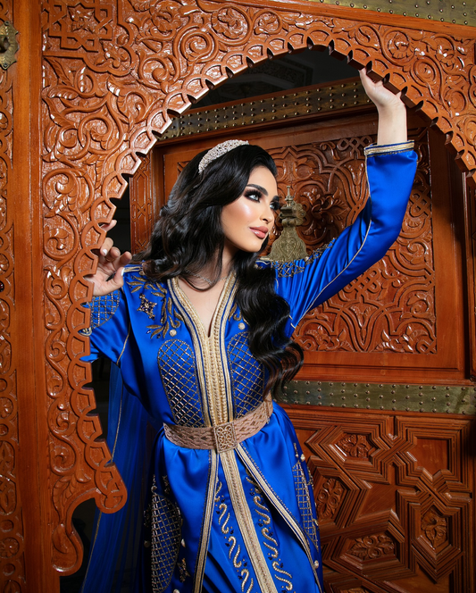 Caftan Bleu Amira