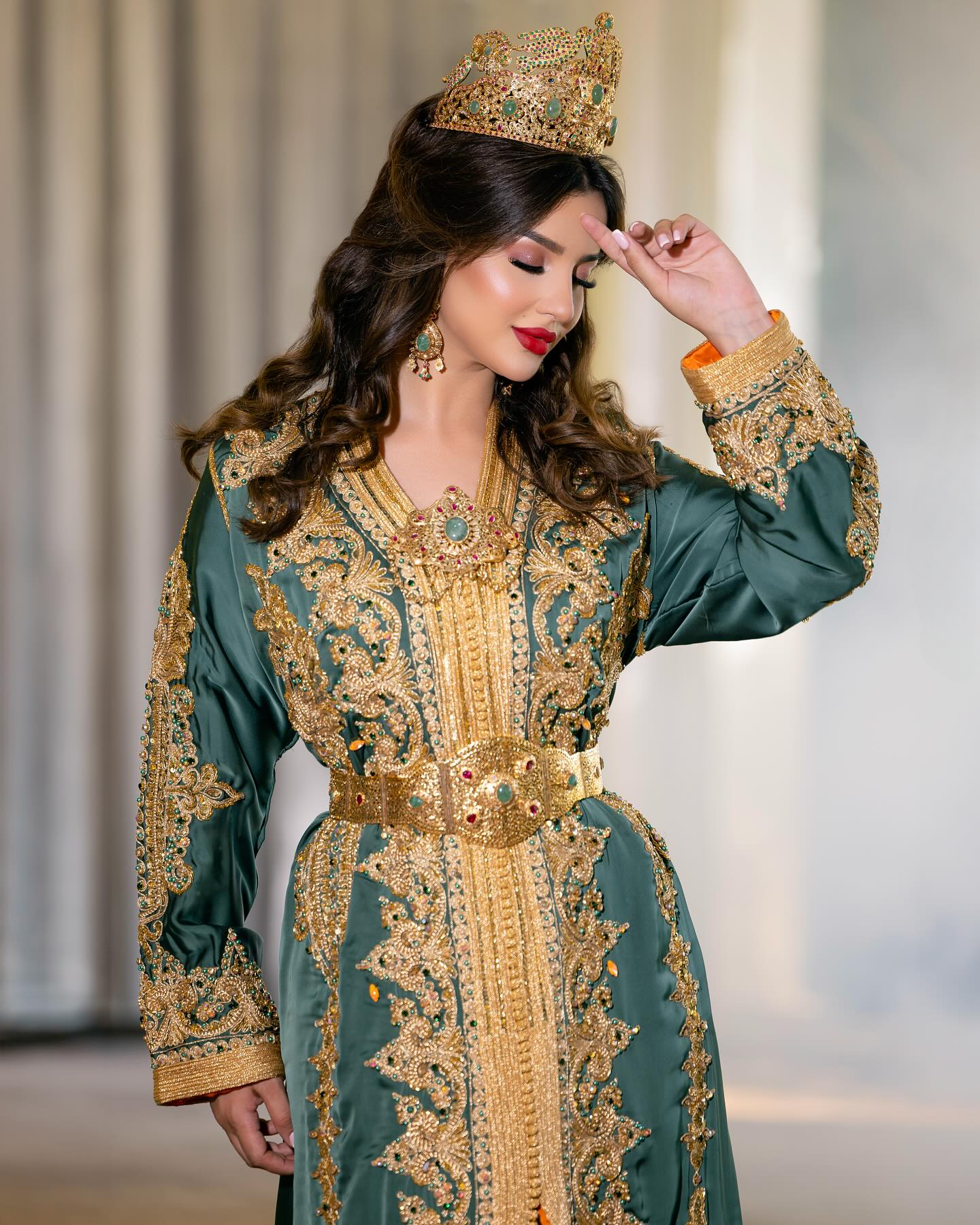 Caftan vert Choumicha